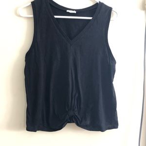 E Luna tie front tank top